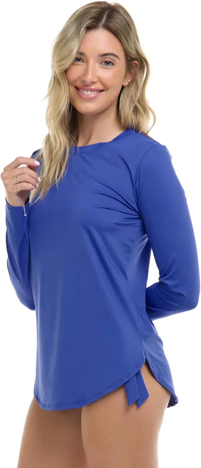Skye Women's Standard Kayleen Long Sleeve Looser Fit Sun Shirt