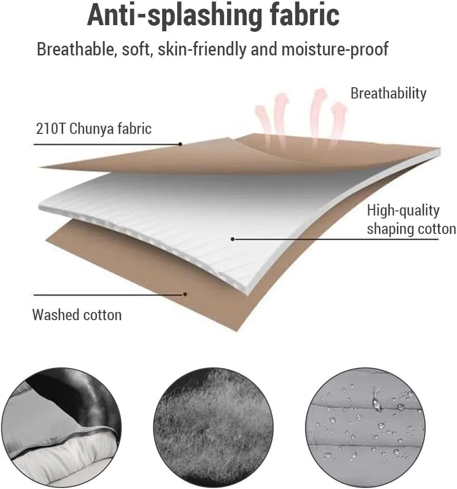 Sleeping Giant, BSEWO Camping Sleeping Bags Double Persons Sleeping Bags for Adults Cold Weather 12°C- -18°C Cold-Resistant with Hooded Anti-Splashing for Camping Split Into Single Use