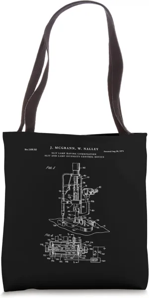Slit Lamp Patent - optometry Tote Bag
