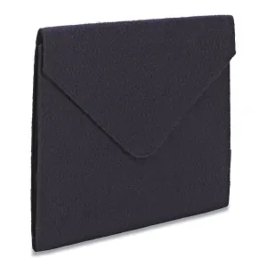 Smead Soft Touch Cloth Expanding Files, 2" Expansion, 1 Section, Snap Closure, Letter Size, Dark Blue