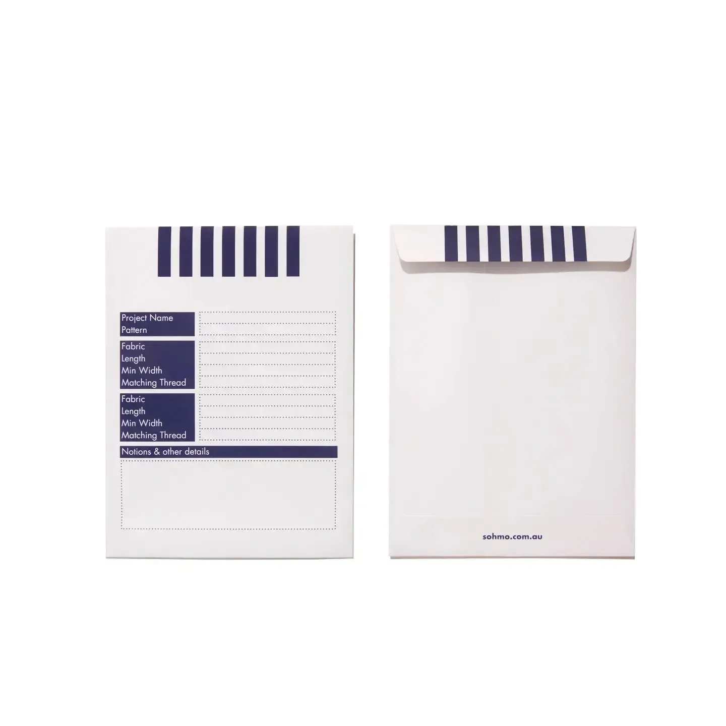 SOHMO Project Envelopes