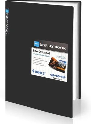 Sooez Art Portfolios 11"x14", Large Portfolio Folder with 30 Pockets & Black Inner Sheets, Display 60 Pages, 11 x 14 Presentation Book for Artwork Storage, Binder with Plastic Sleeves for Artist