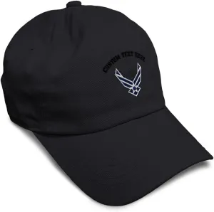 Speedy Pros Soft Baseball Cap Air Force Emblem Embroidery Insignias Cotton Dad Hats for Men & Women