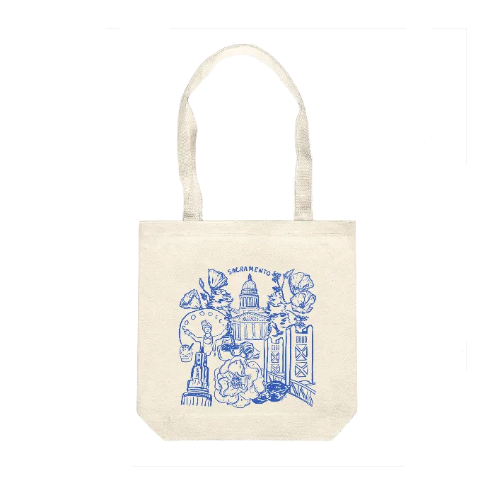 Square Cotton Canvas Tote Bag