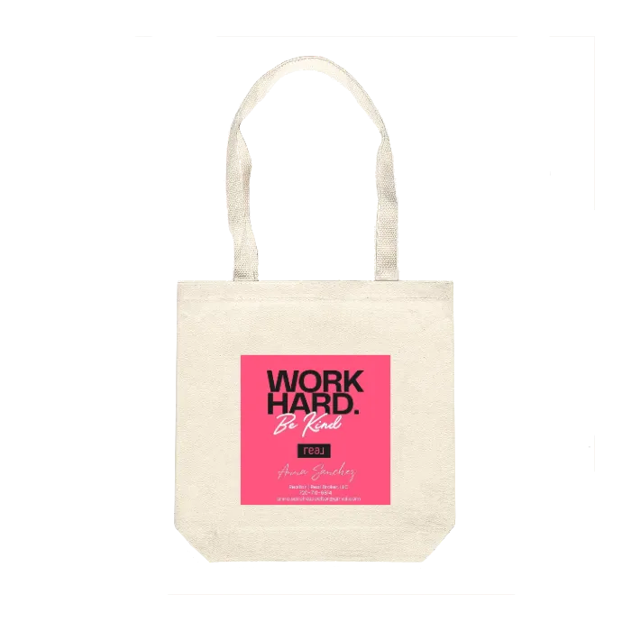 Square Cotton Canvas Tote Bag