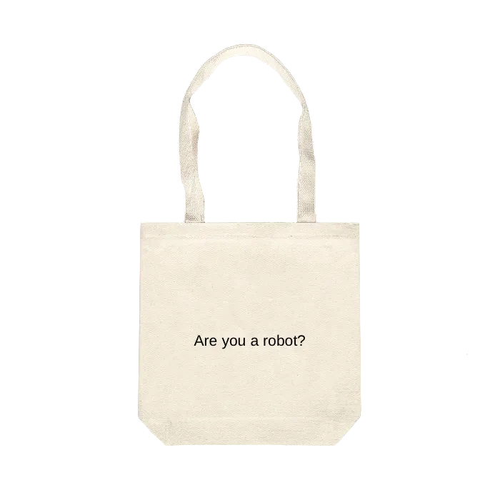Square Cotton Canvas Tote Bag