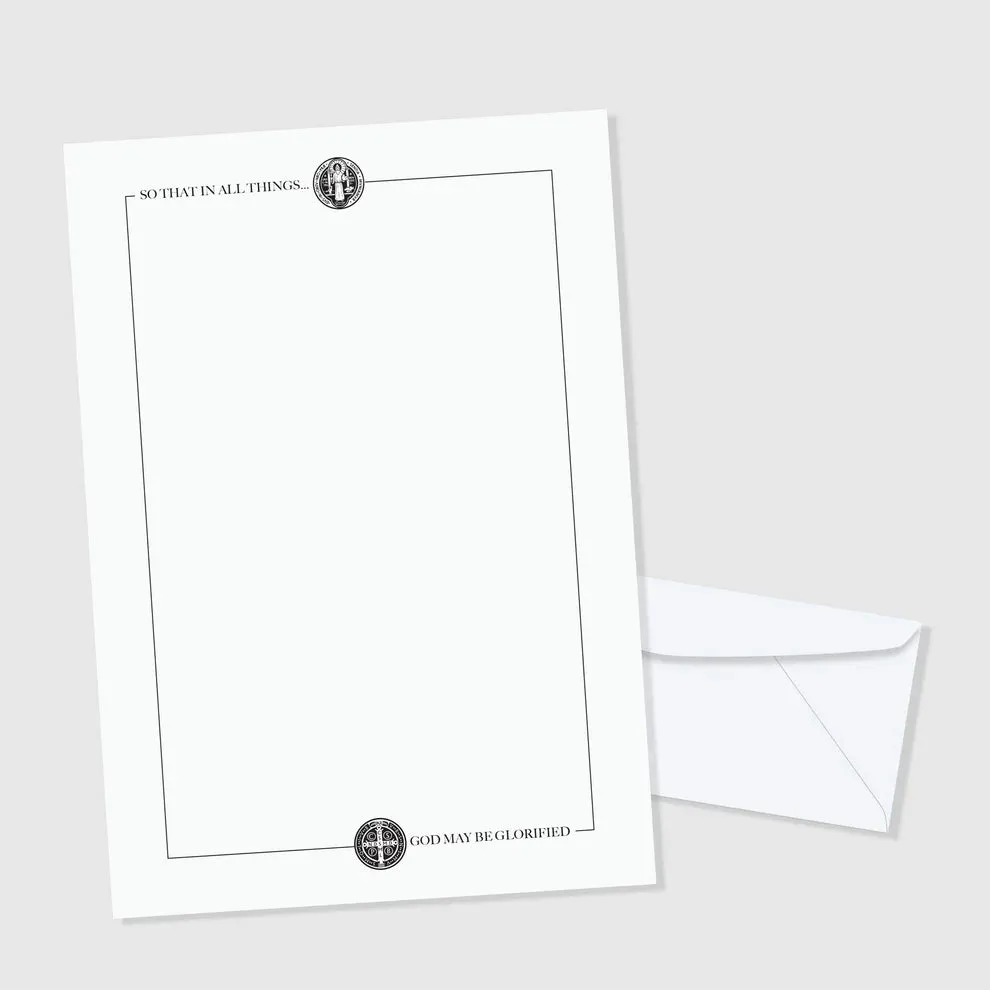 St. Benedict Stationery Set