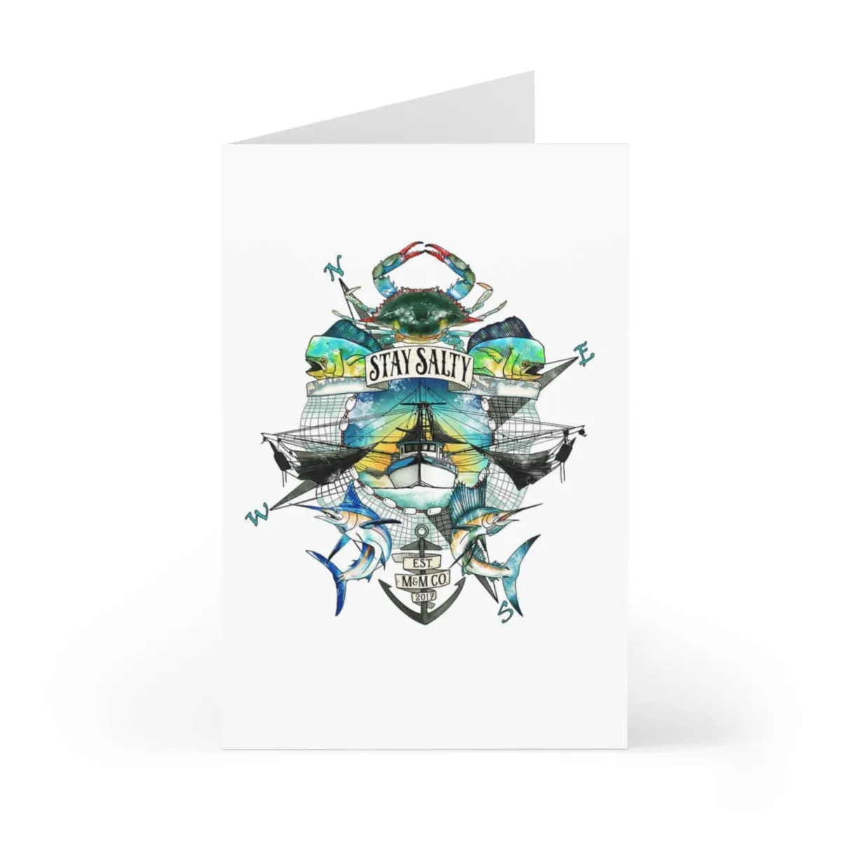Stay Salty Southbound Greeting Card