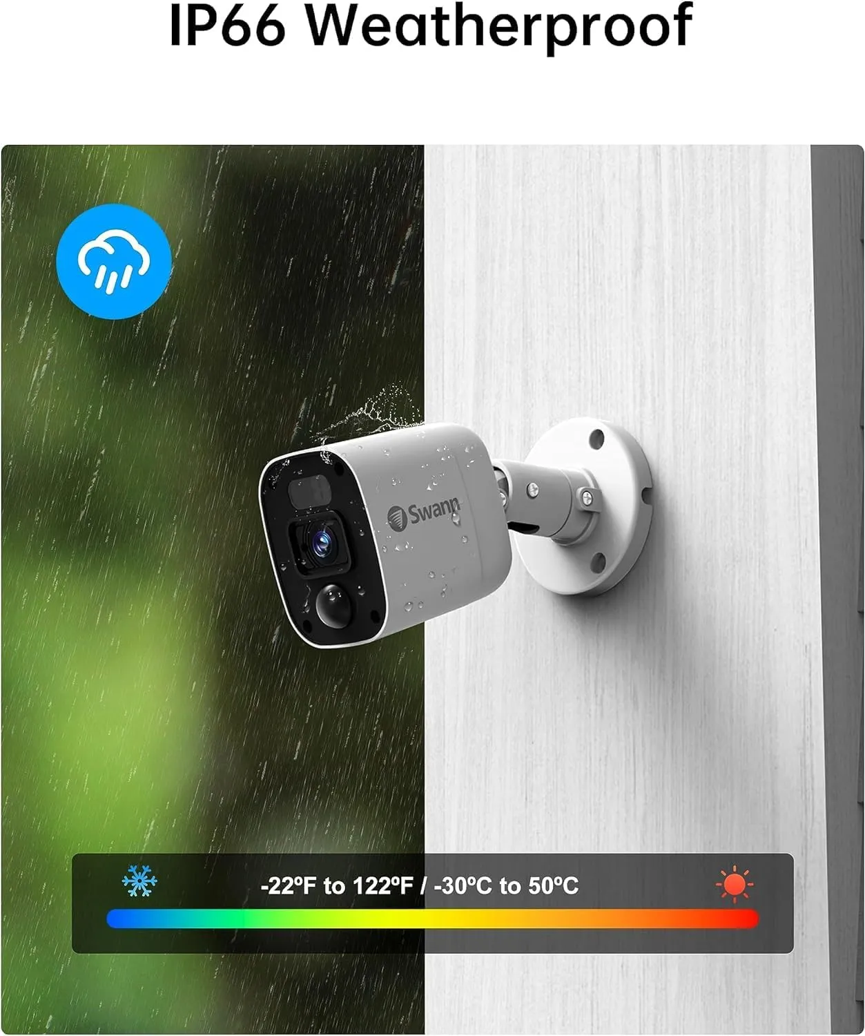 Swann Home Security Camera, 1080p DVR Bullet Surveillance Cameras with 1TB HDD, 8 Channel 8 Cam, Indoor Outdoor Wired Surveillance Camera, WiFi Dongle, Color Night Vision, Heat Motion Detection, LEDs