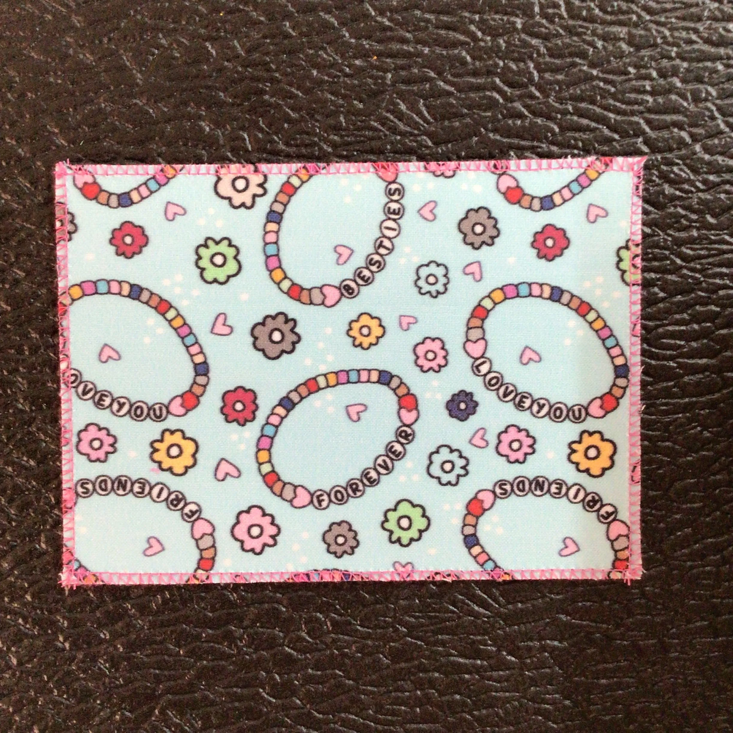 Swifty Friendship Braclet Blue Fabric Design