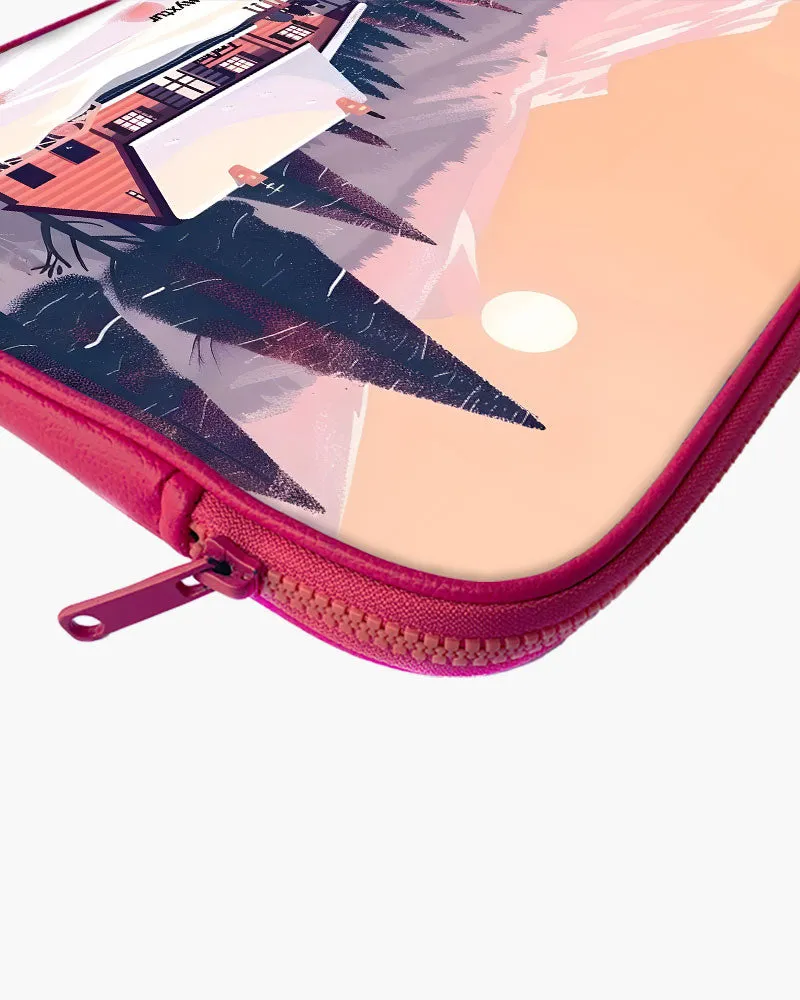 Swiss Ski Lodge [BREATHE] MacBook / Laptop Sleeve