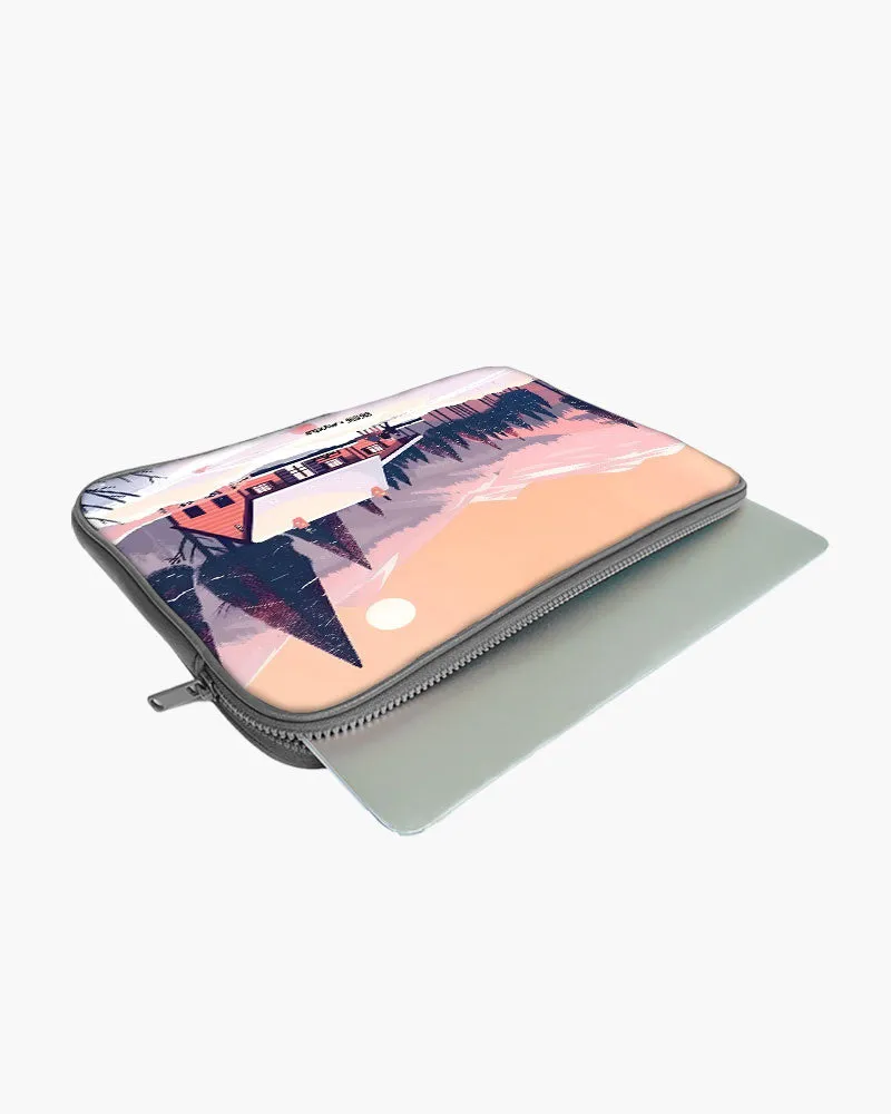 Swiss Ski Lodge [BREATHE] MacBook / Laptop Sleeve