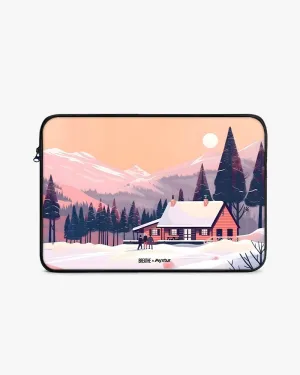 Swiss Ski Lodge [BREATHE] MacBook / Laptop Sleeve