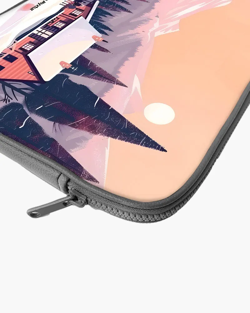 Swiss Ski Lodge [BREATHE] MacBook / Laptop Sleeve