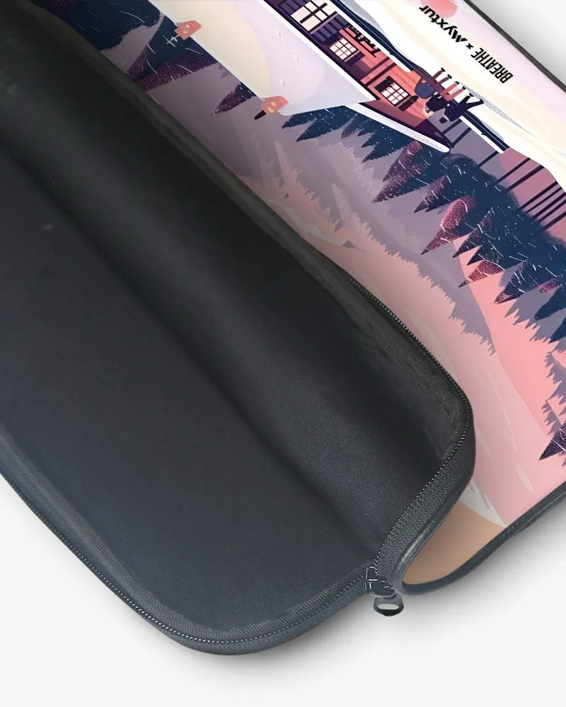 Swiss Ski Lodge [BREATHE] MacBook / Laptop Sleeve