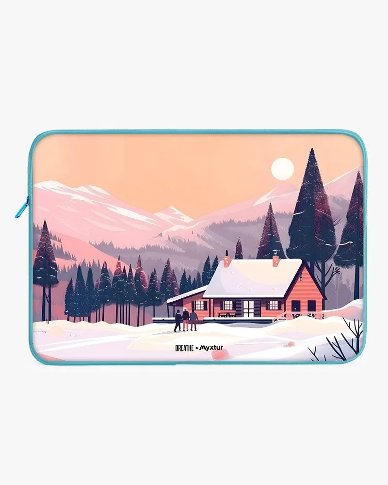 Swiss Ski Lodge [BREATHE] MacBook / Laptop Sleeve