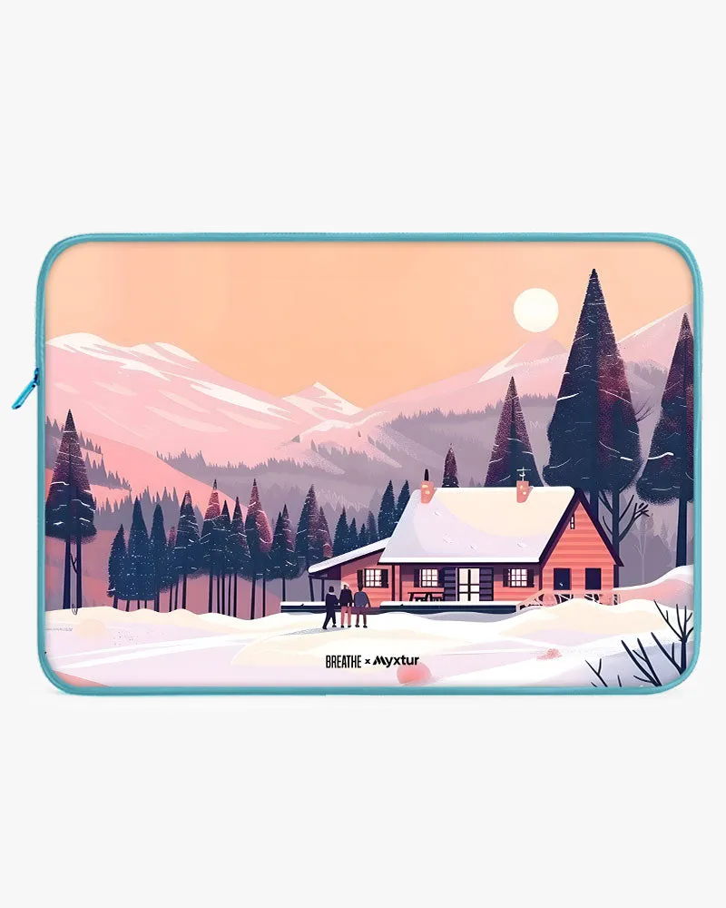 Swiss Ski Lodge [BREATHE] MacBook / Laptop Sleeve