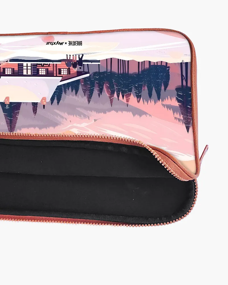 Swiss Ski Lodge [BREATHE] MacBook / Laptop Sleeve