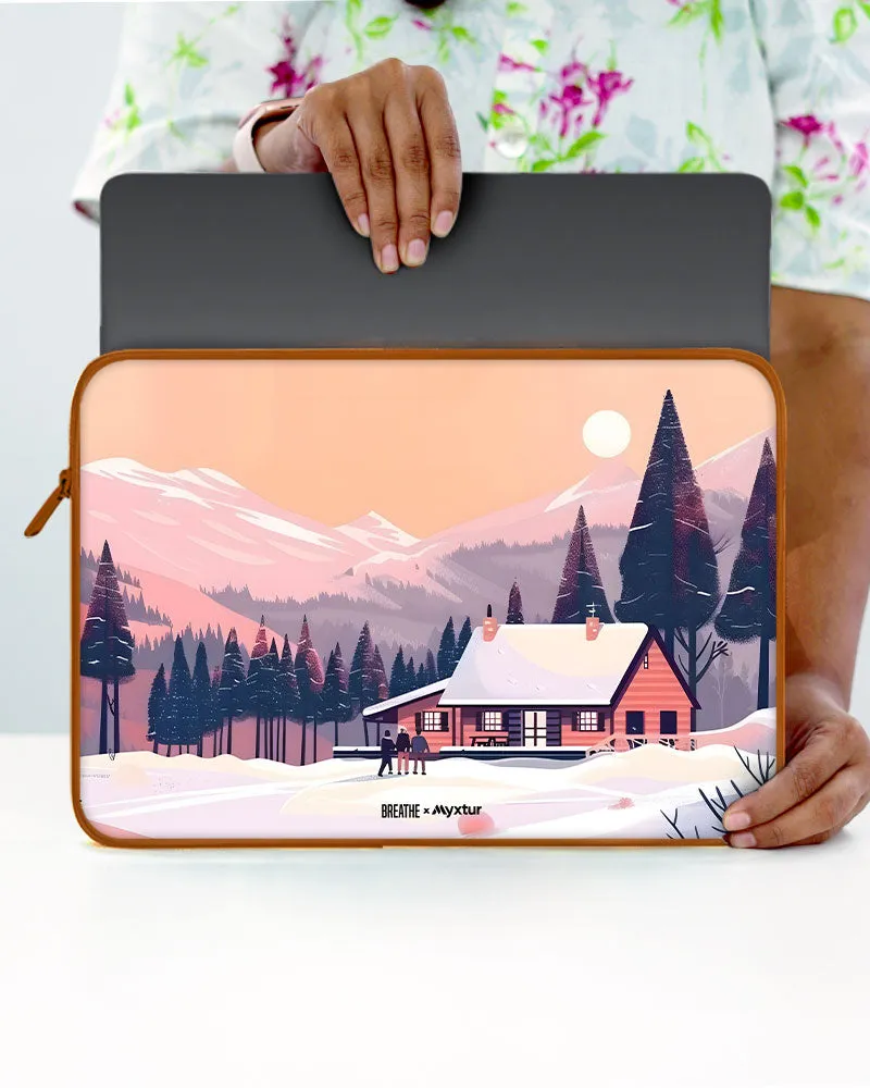 Swiss Ski Lodge [BREATHE] MacBook / Laptop Sleeve