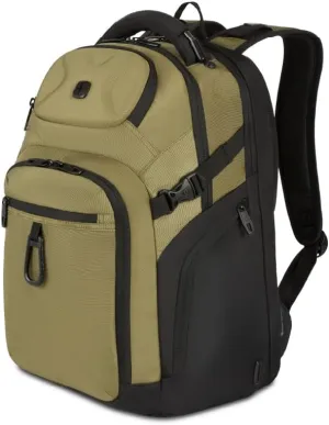 SwissGear Endure Scansmart Laptop Backpack, Olive, 17.75-Inch