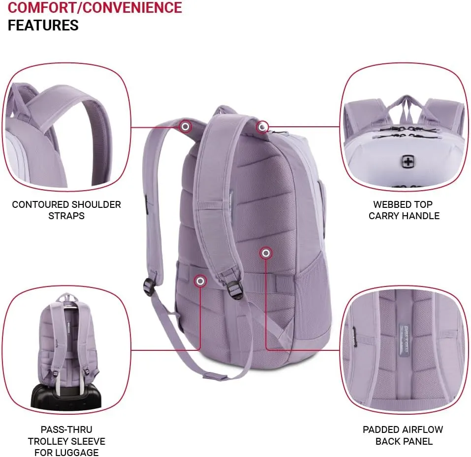 SwissGear MetroEdge, Lavender, 18.5-Inch