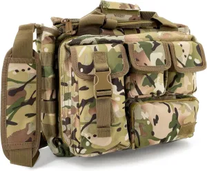 TaktZeit Military Briefcase 15.6Inch Tactical Laptop Messenger Bag Laptop for Hiking, Cycling, Camping and Daily Use
