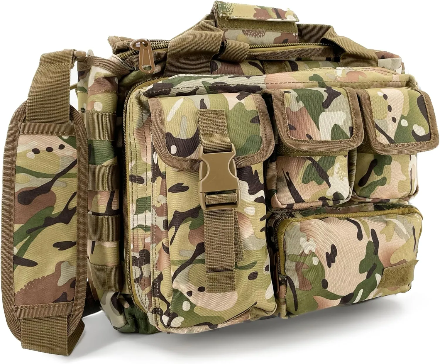 TaktZeit Military Briefcase 15.6Inch Tactical Laptop Messenger Bag Laptop for Hiking, Cycling, Camping and Daily Use