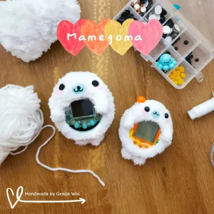 Tamagotchi Crochet cover - Mamegoma