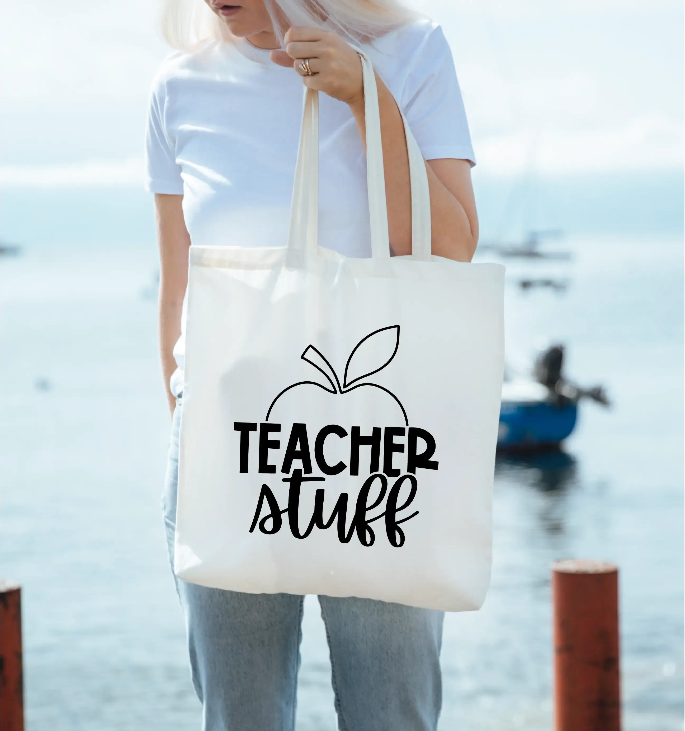 Teacher Stuff Canvas Tote Bag