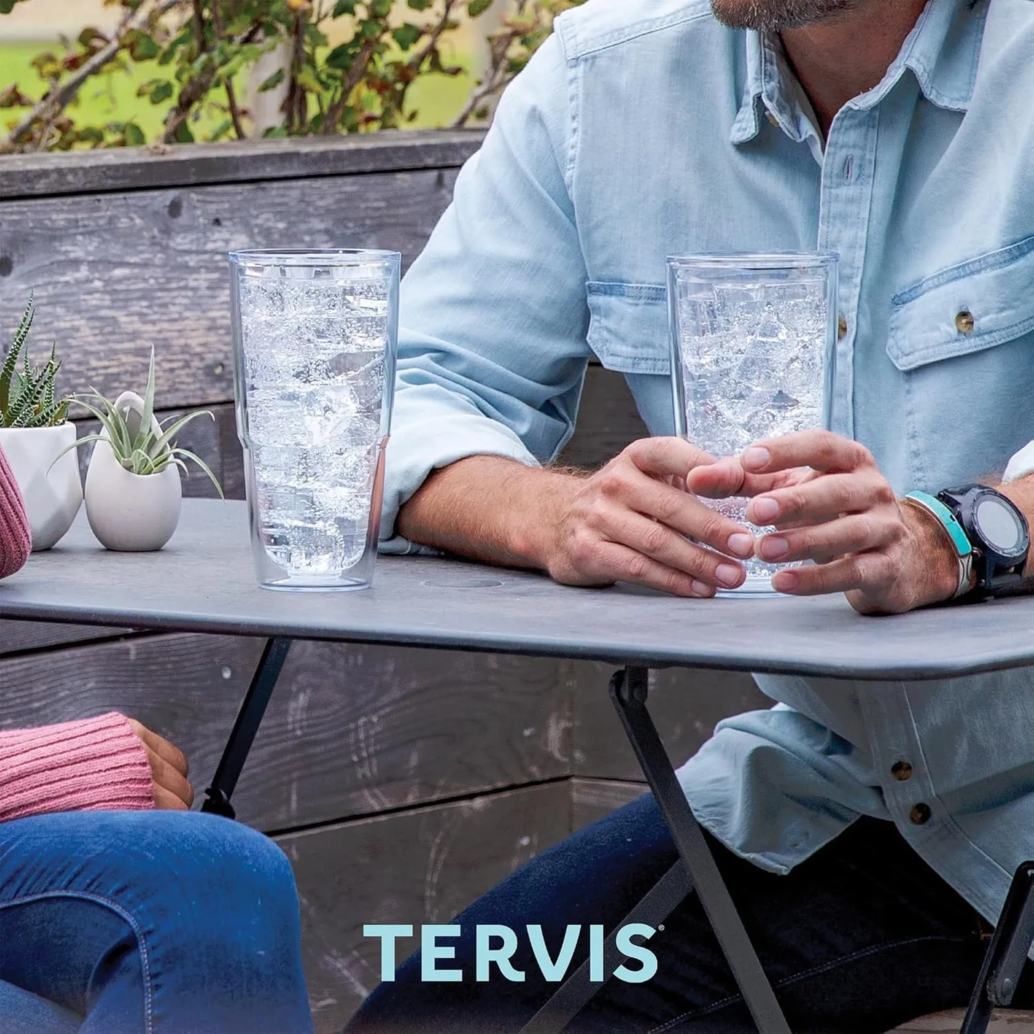 Tervis 1319374 Margaritaville - Come Monday Insulated Tumbler with Wrap and Lid 24 oz - Tritan Clear