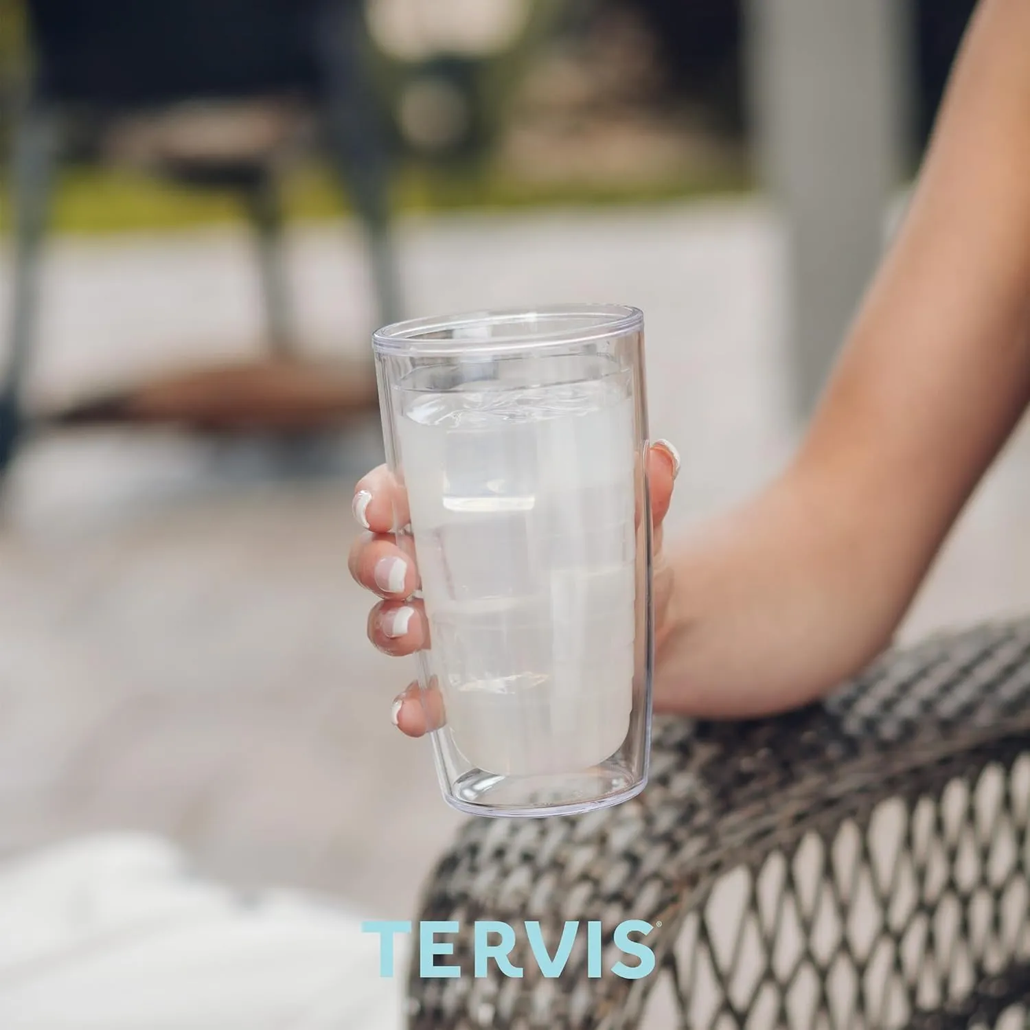 Tervis Clear & Colorful Tabletop - Bayou View Collection Made in USA Double Walled Insulated Tumbler Travel Cup Keeps Drinks Cold & Hot, 16oz - 4pk, Assorted Pastels