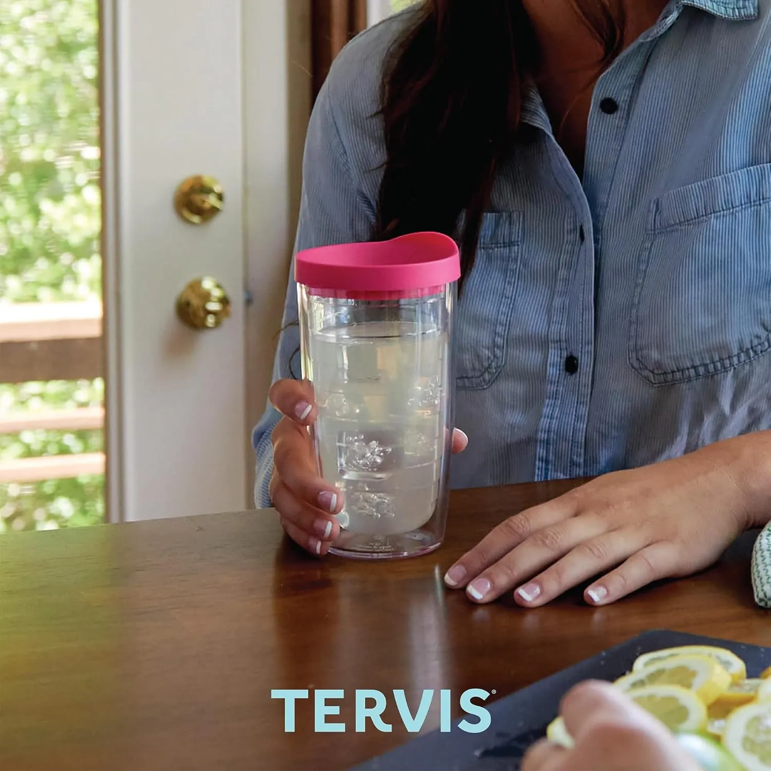 Tervis Coca-Cola - Diet Coke Insulated Tumbler with Emblem and Red Lid, 16oz, Clear