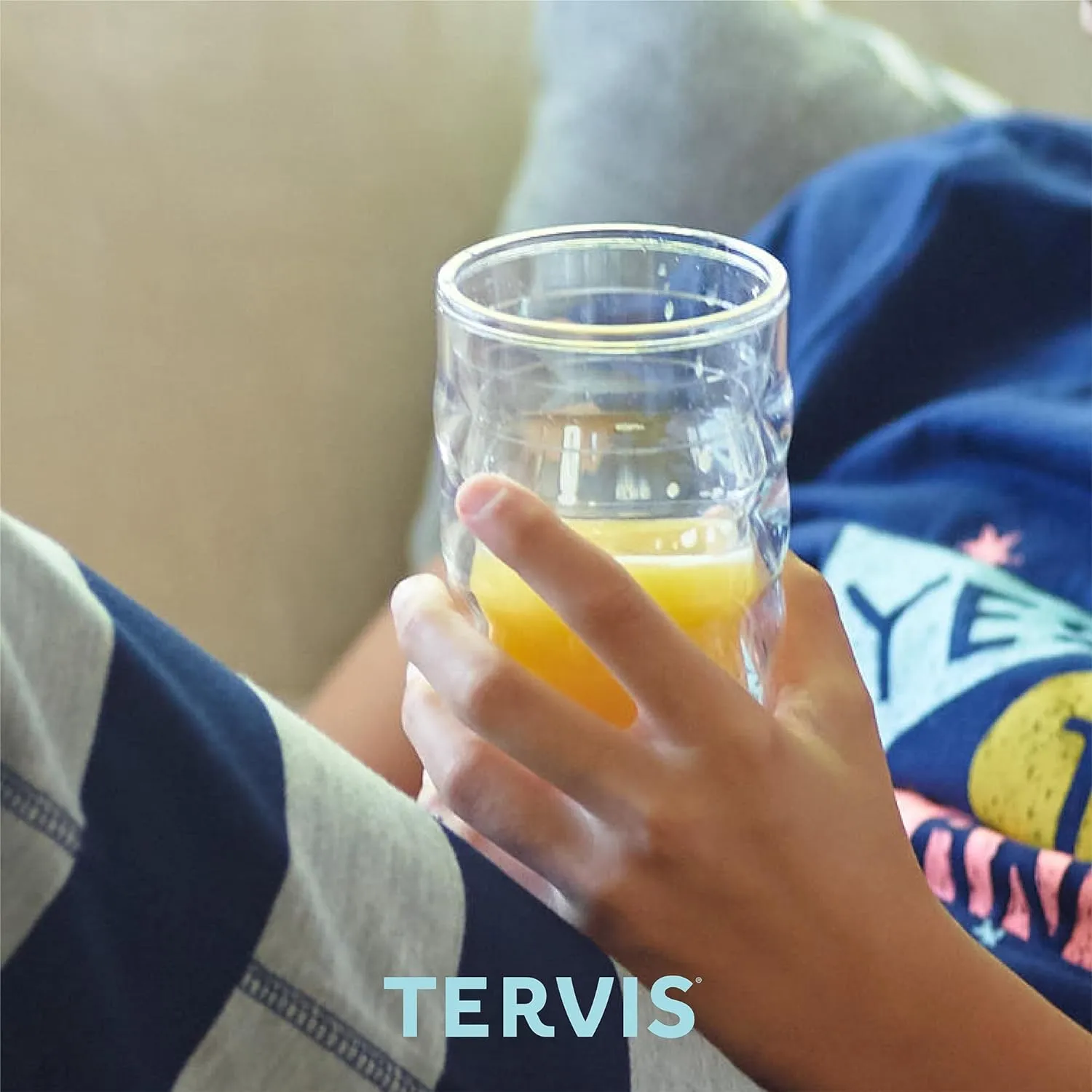 Tervis Turtle Insulated Tumbler with Wrap and Lime Green Lid, 10oz Wavy, Clear