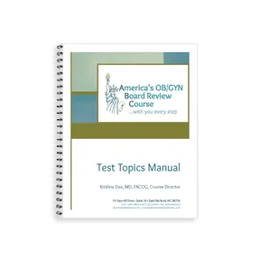 Test Topics Manual for Canadian Royal College Exam Candidates