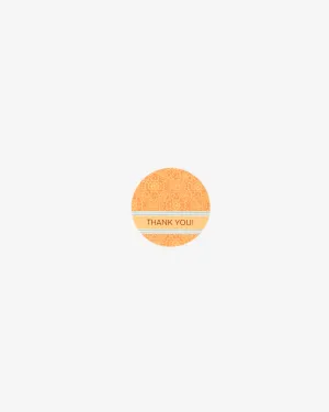 Thank You On fabric Prints Gift Seal, 5 pcs