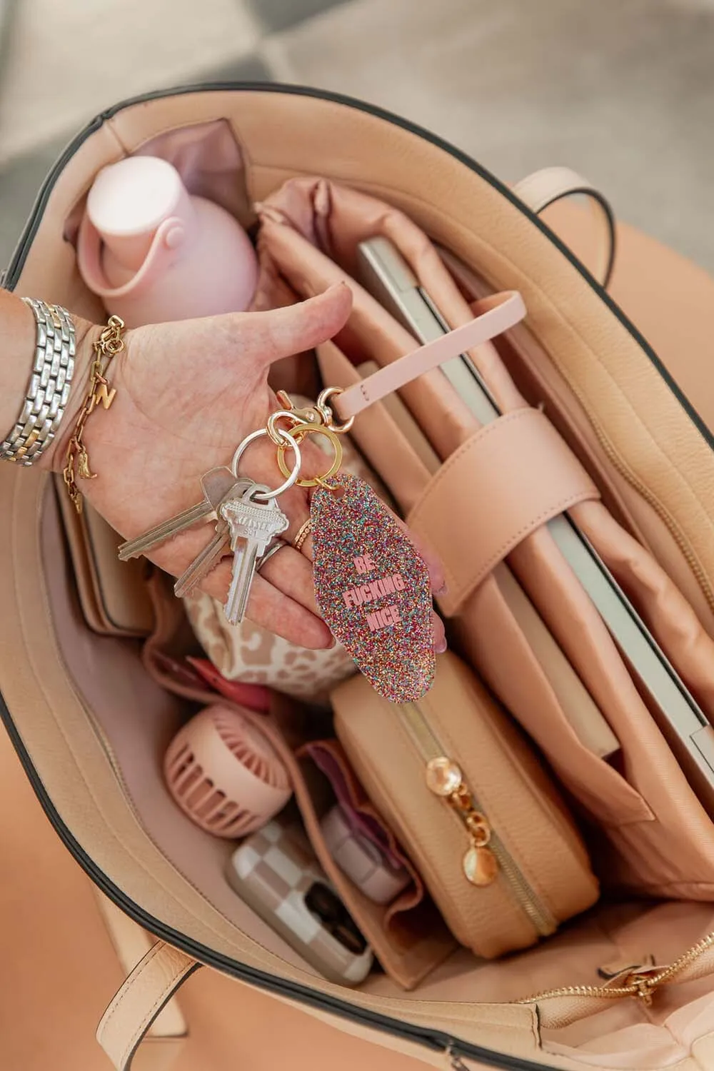 The Muse Tote Sand