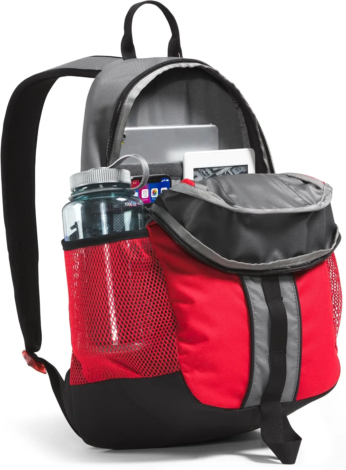 THE NORTH FACE Y2K Daypack - PFAS Free, Smoked Pearl/TNF Red, One Size