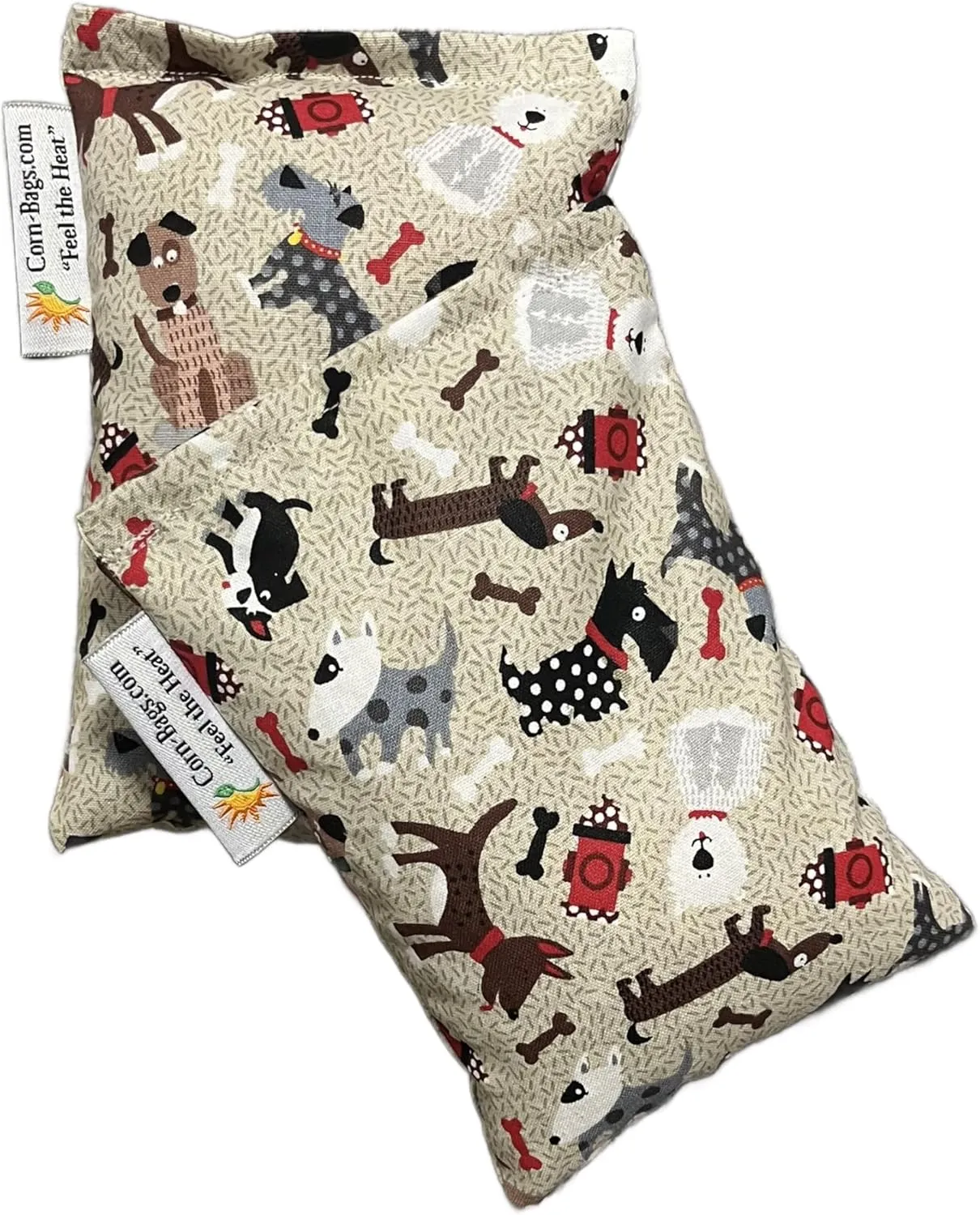 The Original Corn Bag Microwavable Heating Pad - Two 4"x6" Hand Warmers or Booboo Bags for Pain Relief of Bumps and Bruises, Comfort, Anxiety, or Just Warming Up