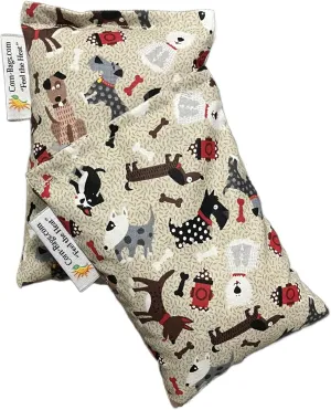 The Original Corn Bag Microwavable Heating Pad - Two 4"x6" Hand Warmers or Booboo Bags for Pain Relief of Bumps and Bruises, Comfort, Anxiety, or Just Warming Up