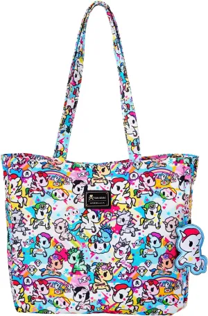 Tokidoki Unicorno Tote Bag Shoulder Bag Canvas Purses for Women Cute Shopper Bag Handbag Travel Purse Charm