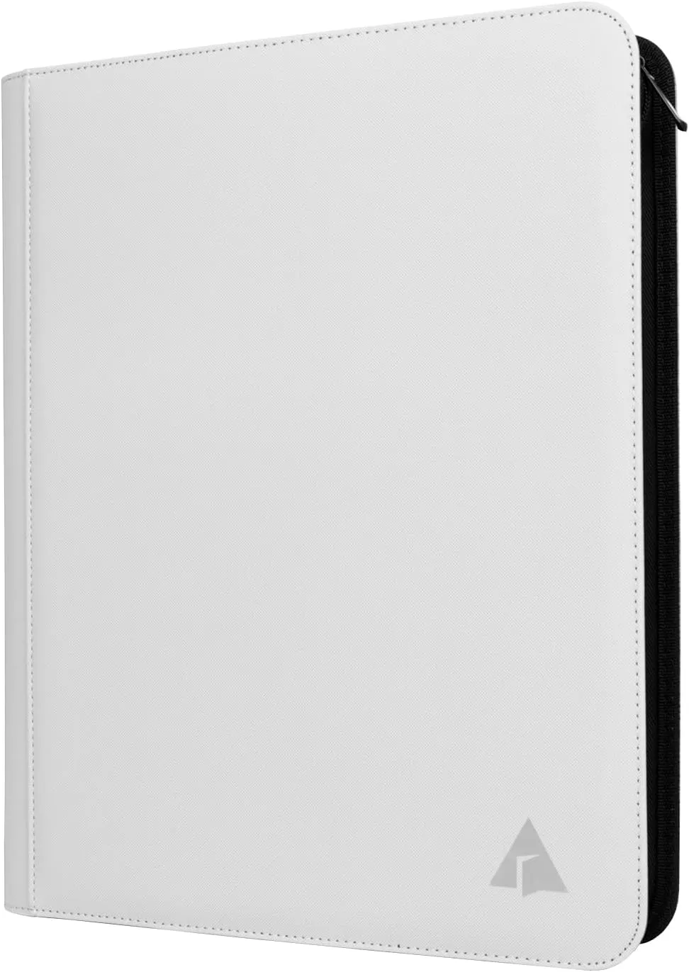 Toploader Binder, Holds 432 Top Loaders, 9 Pockets Top Loader Binder with Sleeves for Cards in 3'' x 4'' Toploaders -White