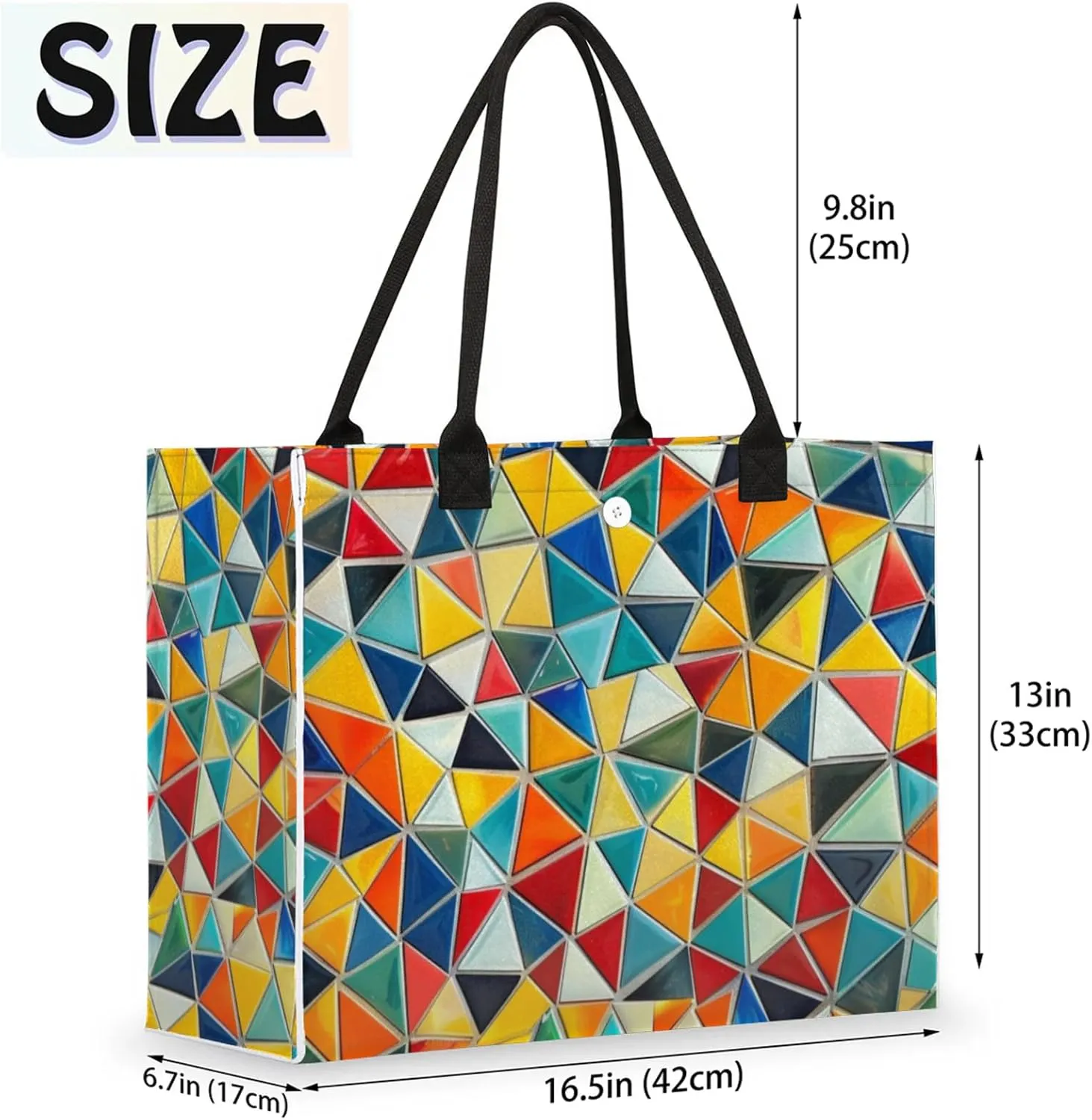 Tote Bag for Women Reusable Canvas Shoulder Bag