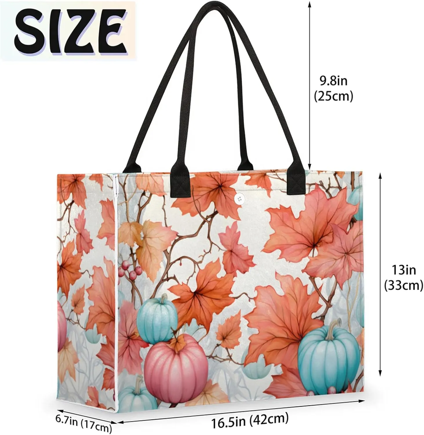 Tote Bag for Women Reusable Canvas Shoulder Bag