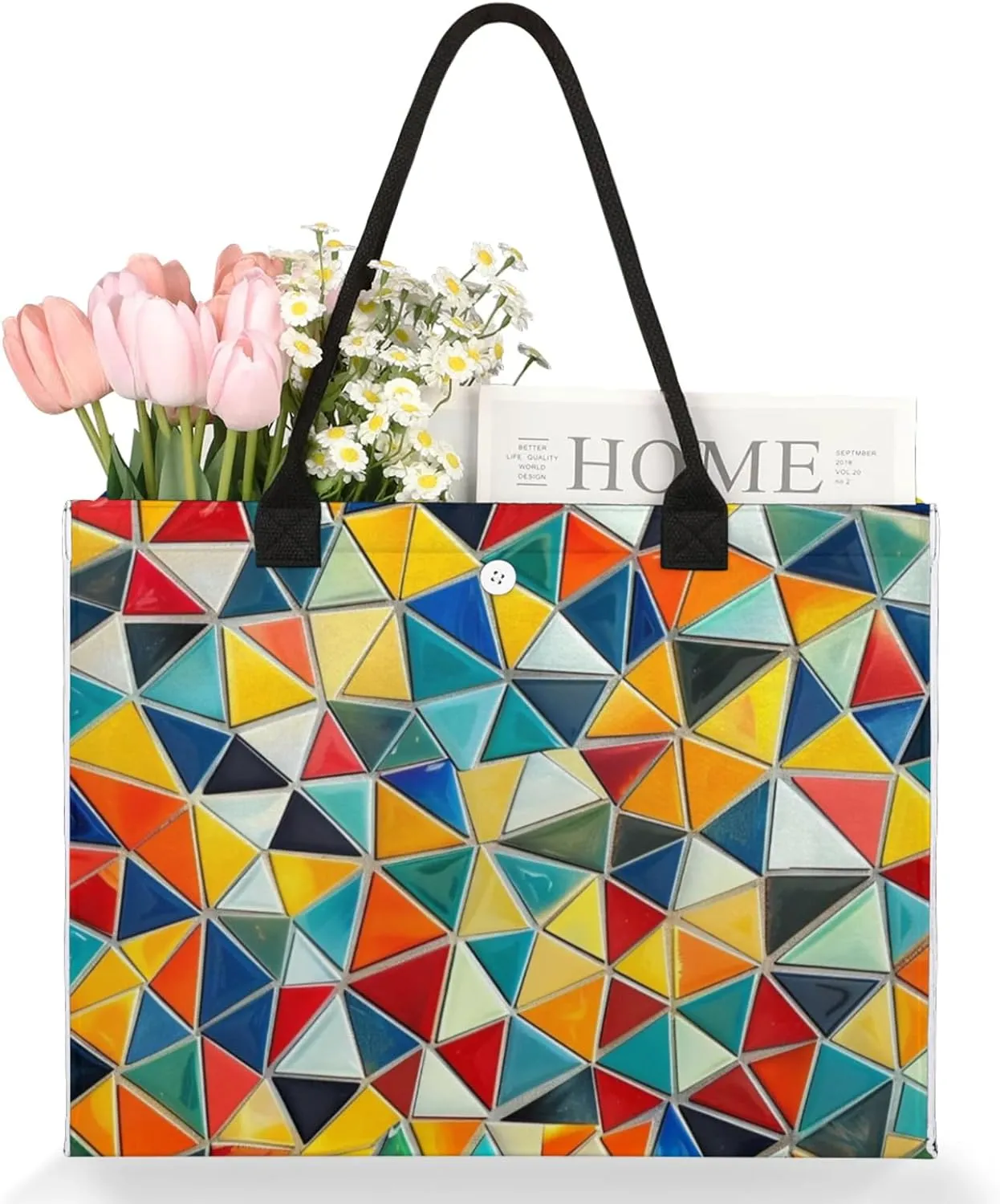 Tote Bag for Women Reusable Canvas Shoulder Bag