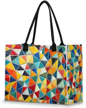 Tote Bag for Women Reusable Canvas Shoulder Bag