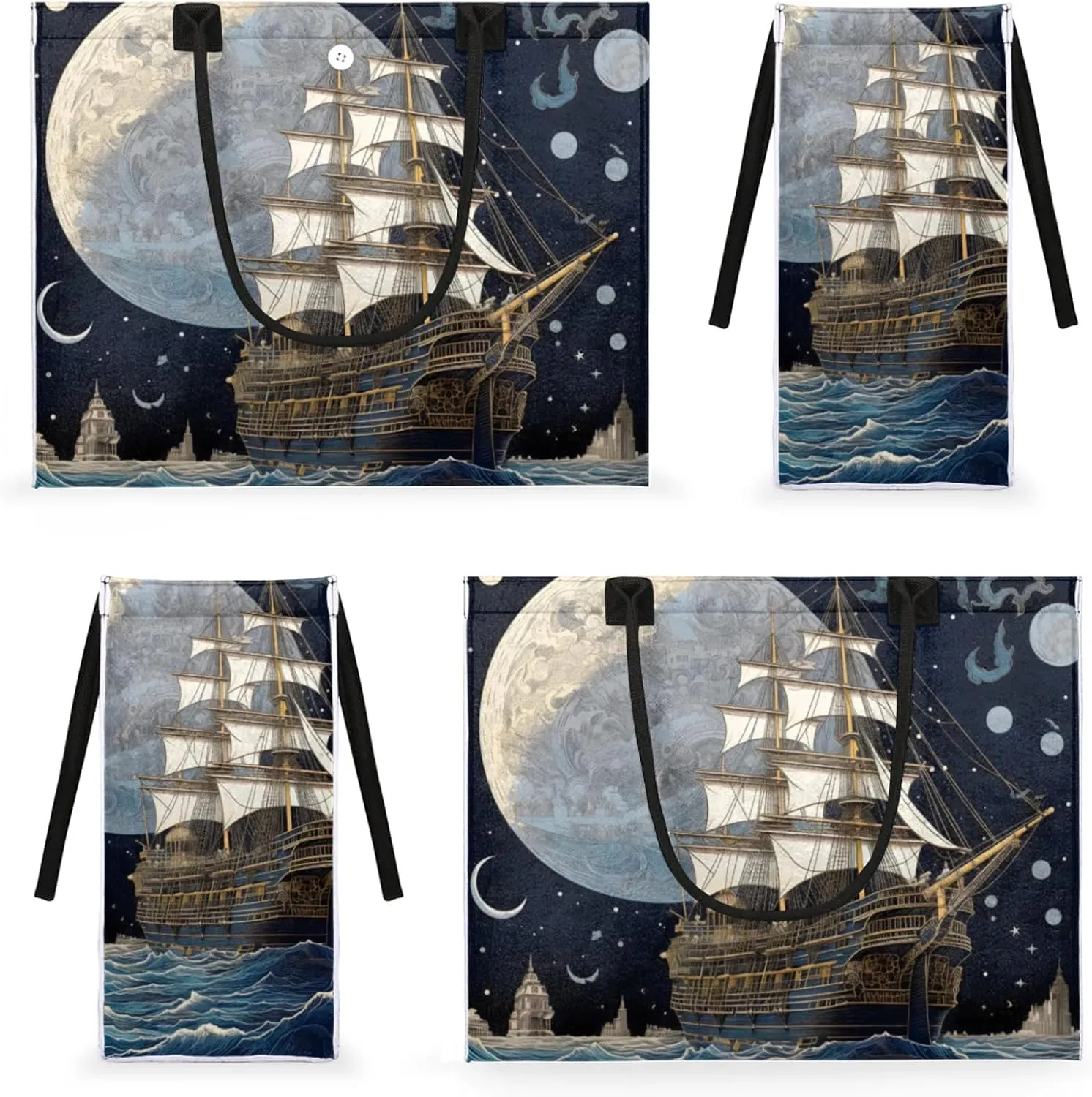 Tote Bag for Women Reusable Canvas Shoulder Bag