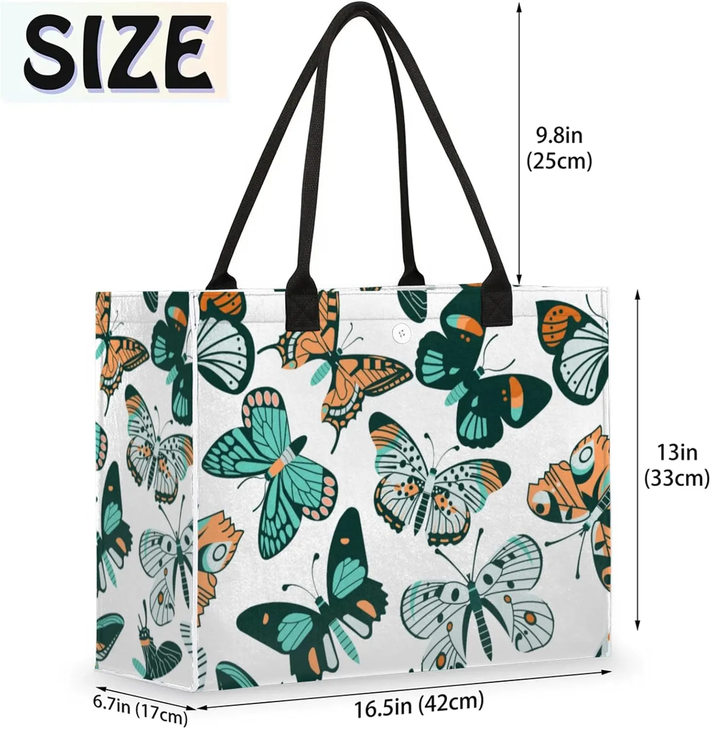 Tote Bag for Women Reusable Canvas Shoulder Bag