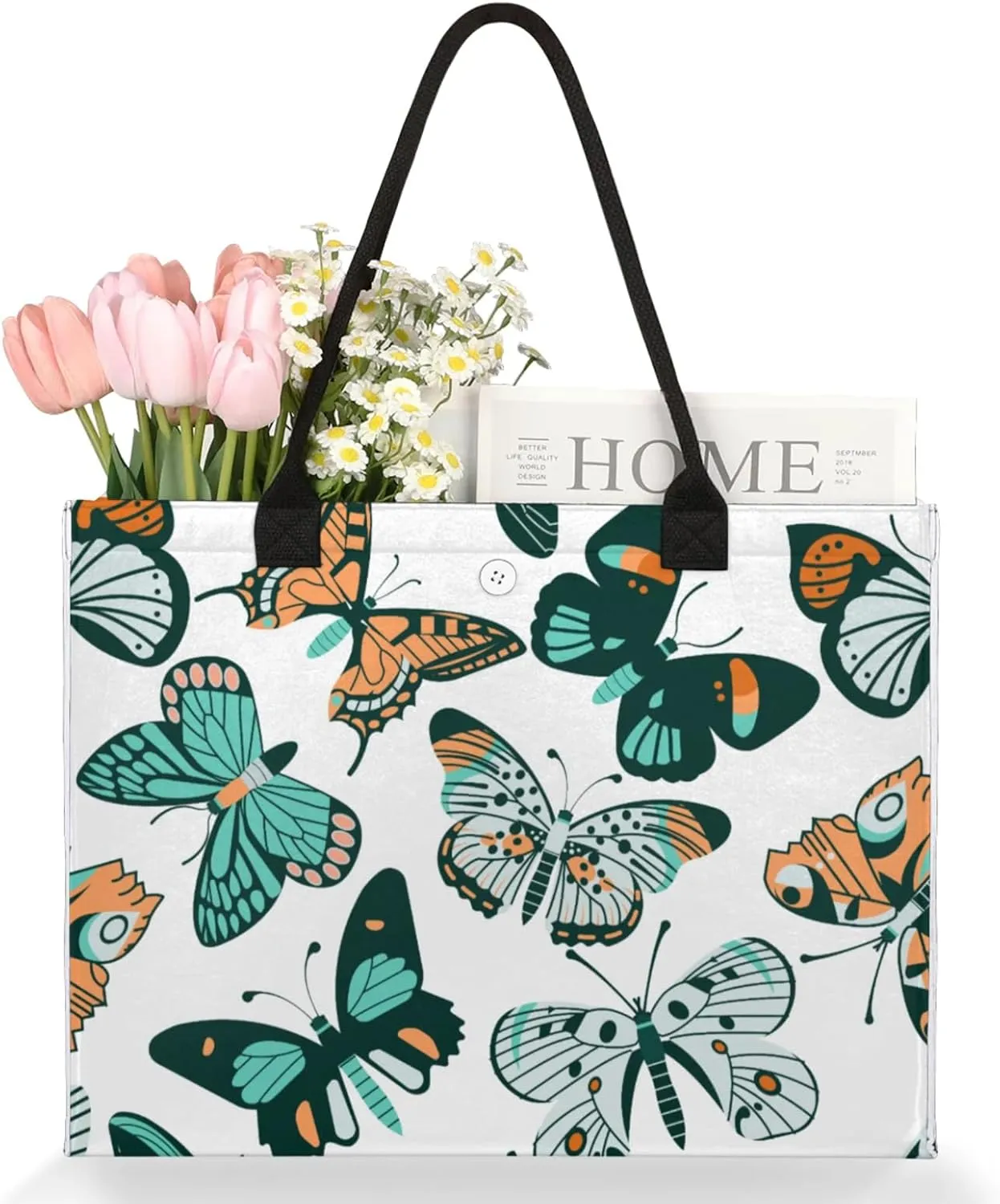 Tote Bag for Women Reusable Canvas Shoulder Bag