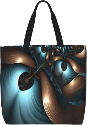 Tote Bag for Women Reusable Grocery Bags Aircraft Fighter Jets Tote Bag with Inner Pocket Travel Tote for Shopping