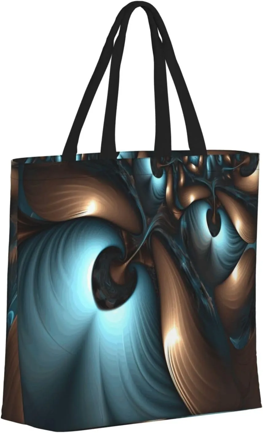 Tote Bag for Women Reusable Grocery Bags Aircraft Fighter Jets Tote Bag with Inner Pocket Travel Tote for Shopping